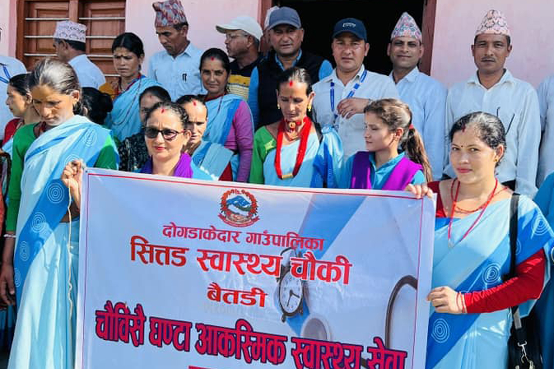 बैतडीको सित्तड स्वास्थ्यचौकीमा अब चौबिसै घण्टा स्वास्थ्य सेवा 